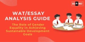 WAT Analysis Guide: The Role of Gender Equality in Achieving ...